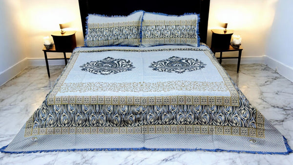 Lazer Motive Printed Bed Set (AR - 114)