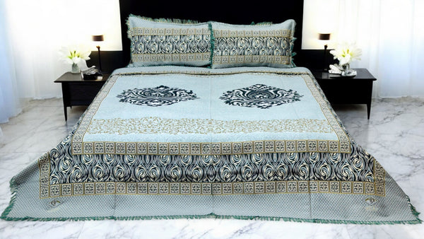 Lazer Motive Printed Bed Set (AR - 120)