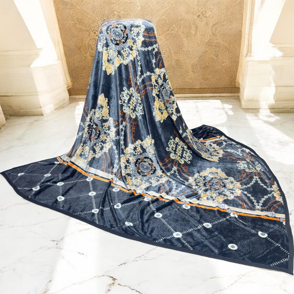 Luxury Printed Fleece Blanket (AR - 161)