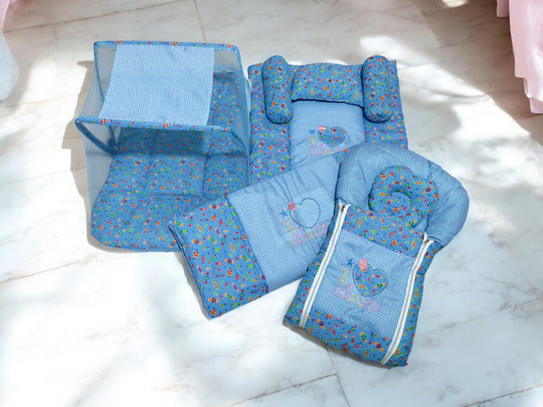 Print Embroidered Baby Set (AR - 195)