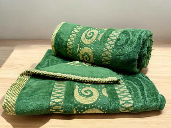 Velvet Cotton Towel  (AR - 227) - pair of 2