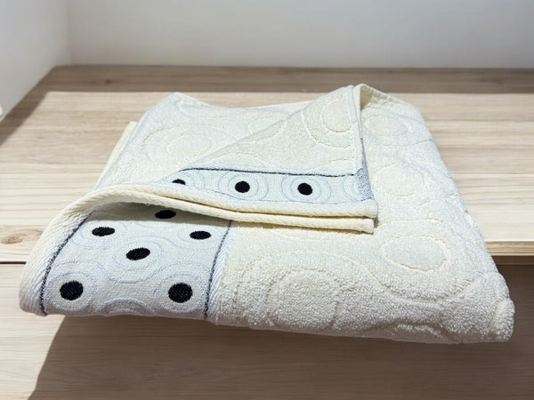 Cotton Velvet Dots Print Towel  (AR - 233) - pair of 2