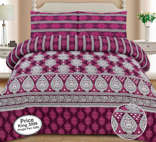 Cotton Print Bed sheet  (AR - 72)