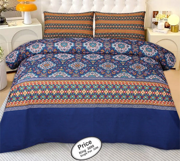 Cotton Print Bed sheet  (AR - 77)