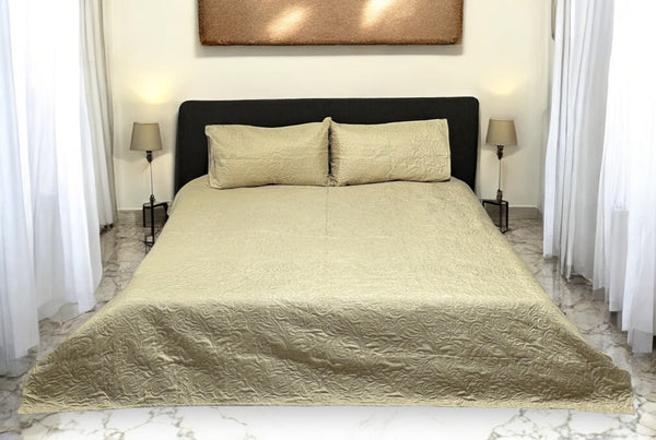 Cotton Emboss Bed sheet 3 pc (AR - 86)