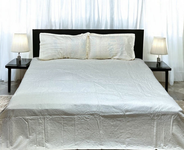 Cotton Satin Bed sheet King Size (AR - 95)