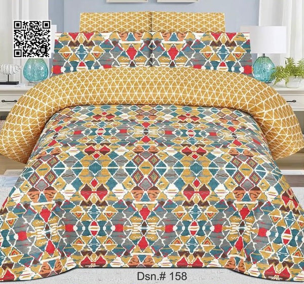 Cotton Printed Bedsheets (AR-445)
