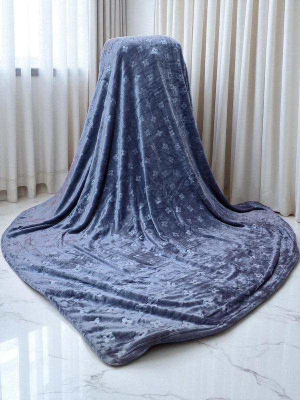 Blossom Embossed Fleece Blanket (AR-466)