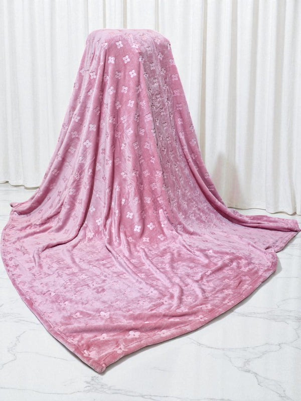 Blossom Embossed Fleece Blanket (AR-468)